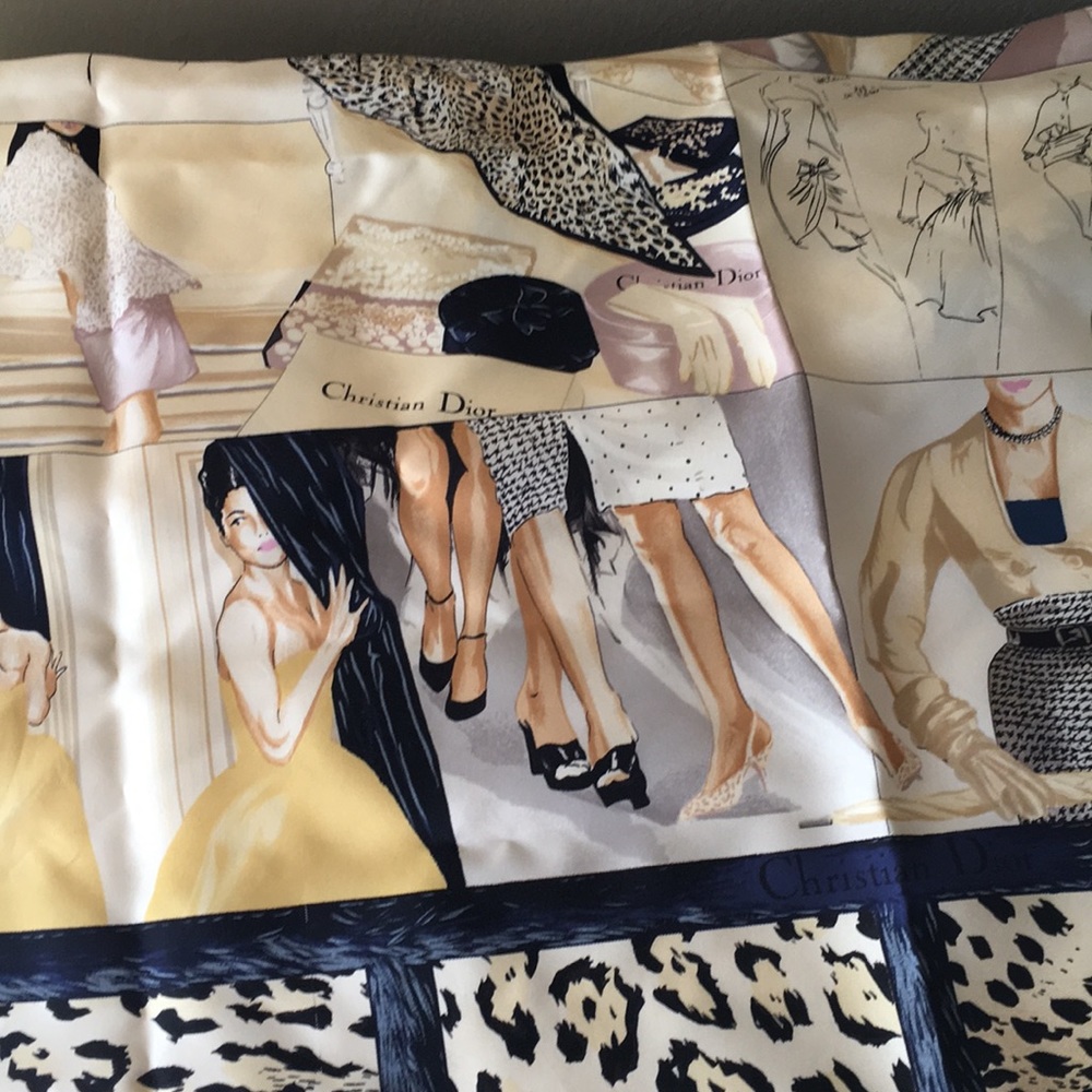 Dior fashion scarf